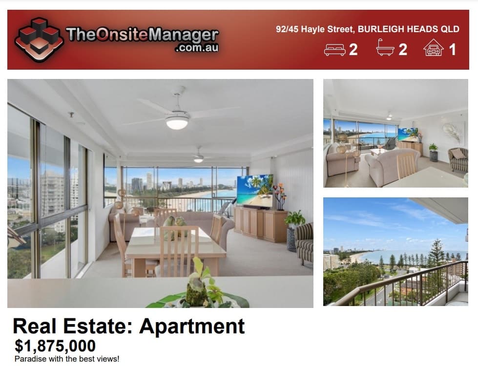 Permanent Rentals and For Sale Gemini Court Holiday Apartments